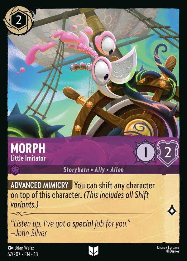 Morph - Little Imitator — Disney Lorcana Character card from Attack of the Vine!