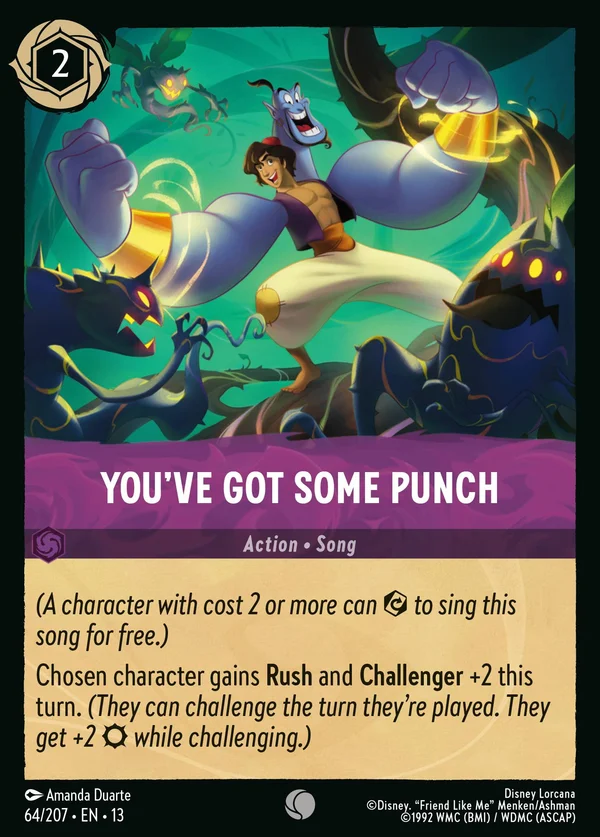 You've Got Some Punch — Disney Lorcana Action card from Attack of the Vine!