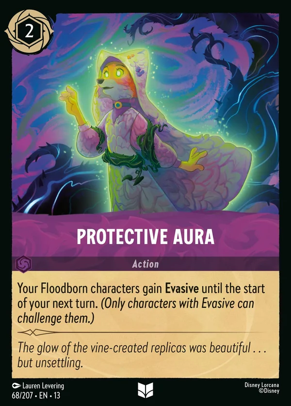 Protective Aura — Disney Lorcana Action card from Attack of the Vine!
