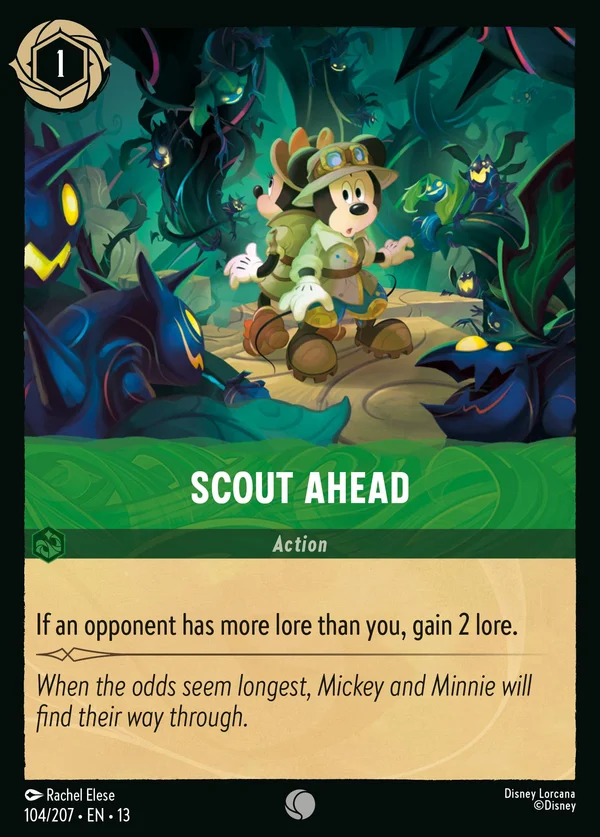 Scout Ahead — Disney Lorcana Action card from Attack of the Vine!