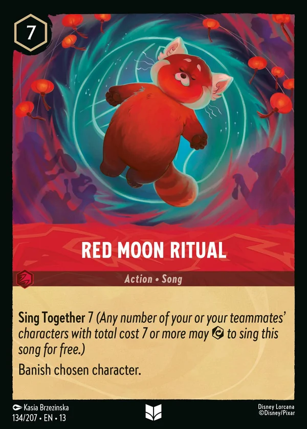 Red Moon Ritual — Disney Lorcana Action card from Attack of the Vine!