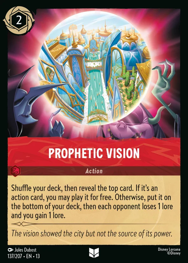 Prophetic Vision — Disney Lorcana Action card from Attack of the Vine!