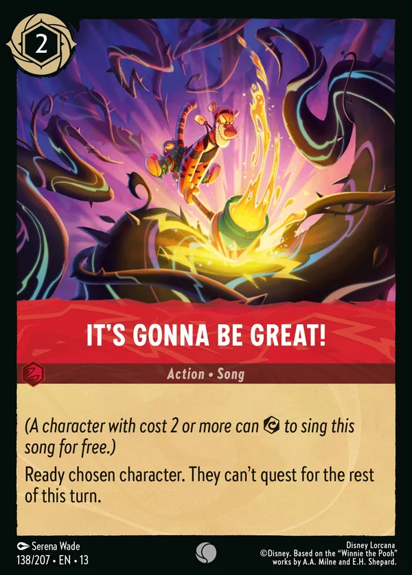It's Gonna Be Great! — Disney Lorcana Action card from Attack of the Vine!