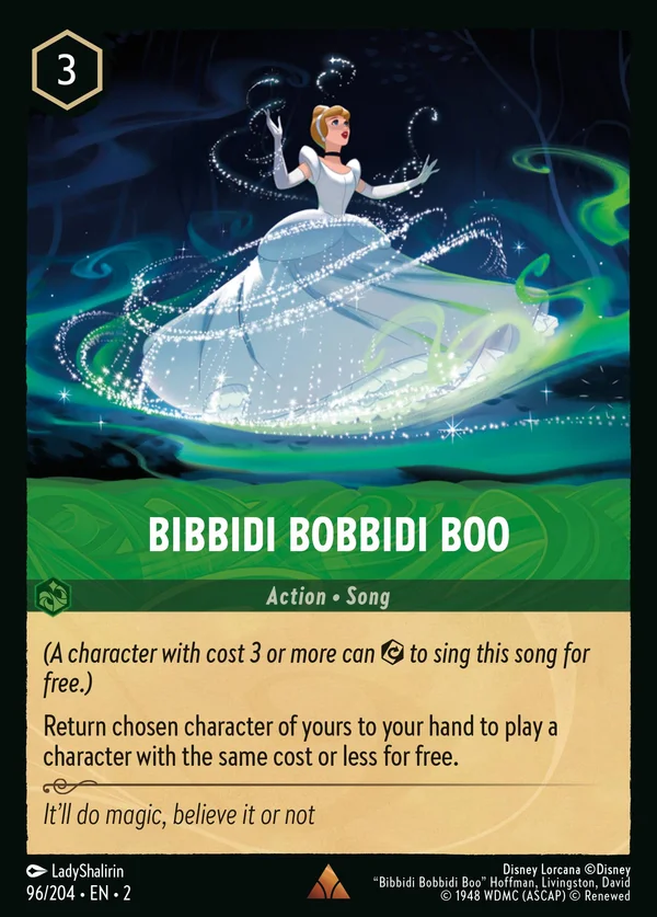 Bibbidi Bobbidi Boo — Disney Lorcana Action card from Rise of the Floodborn