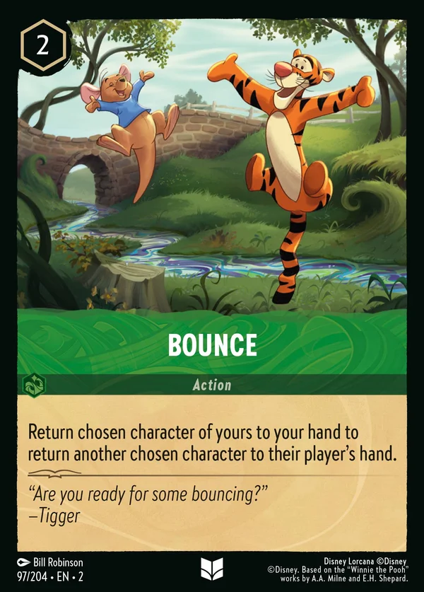 Bounce — Disney Lorcana Action card from Rise of the Floodborn