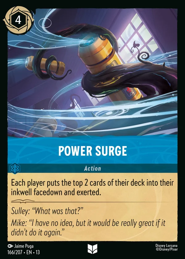 Power Surge — Disney Lorcana Action card from Attack of the Vine!