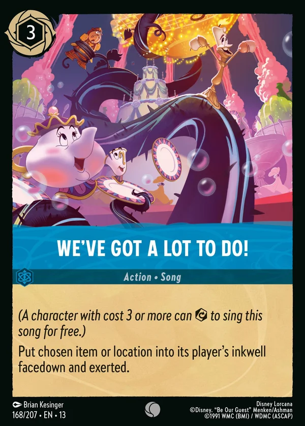 We've Got a Lot to Do! — Disney Lorcana Action card from Attack of the Vine!