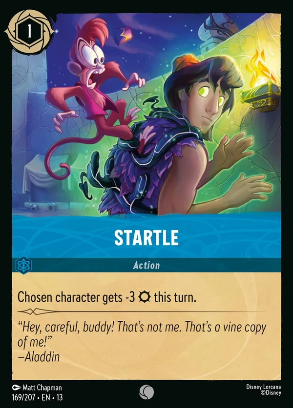 Startle — Disney Lorcana Action card from Attack of the Vine!