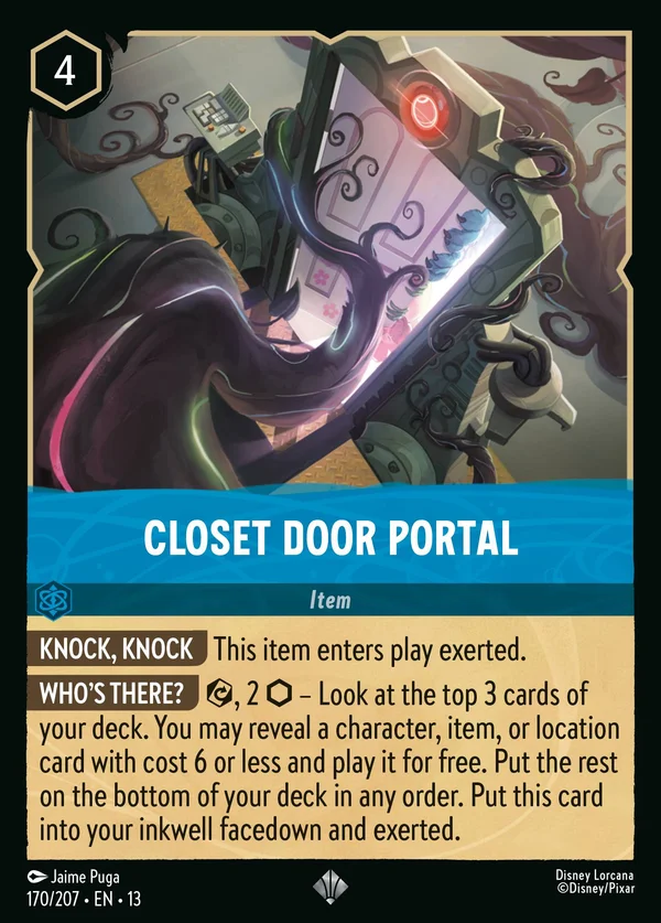 Closet Door Portal — Disney Lorcana Item card from Attack of the Vine!