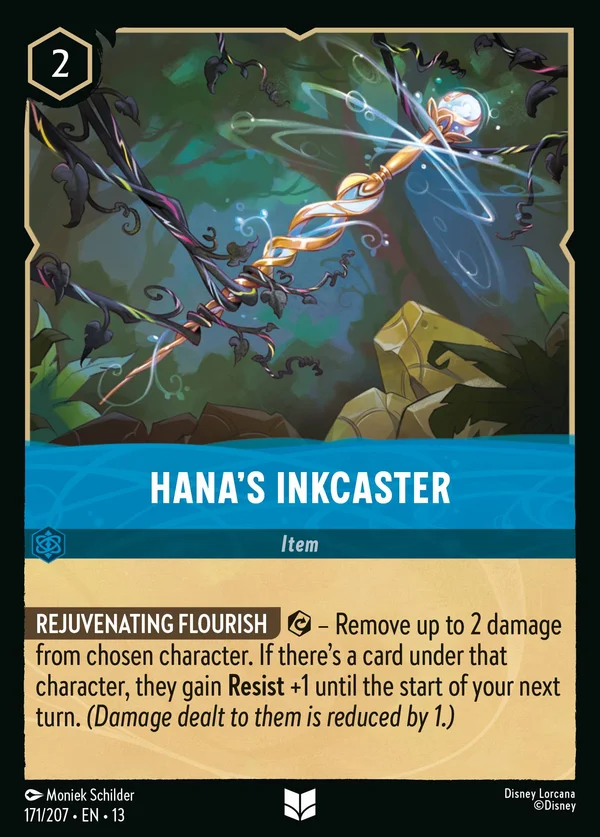 Hana's Inkcaster — Disney Lorcana Item card from Attack of the Vine!