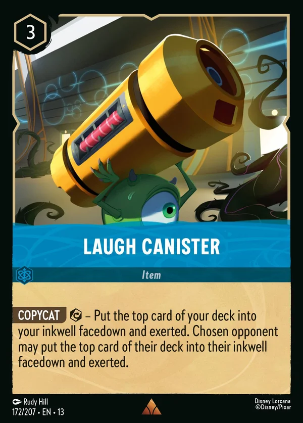 Laugh Canister — Disney Lorcana Item card from Attack of the Vine!