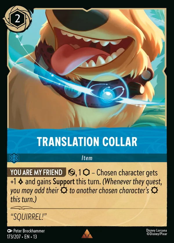 Translation Collar — Disney Lorcana Item card from Attack of the Vine!