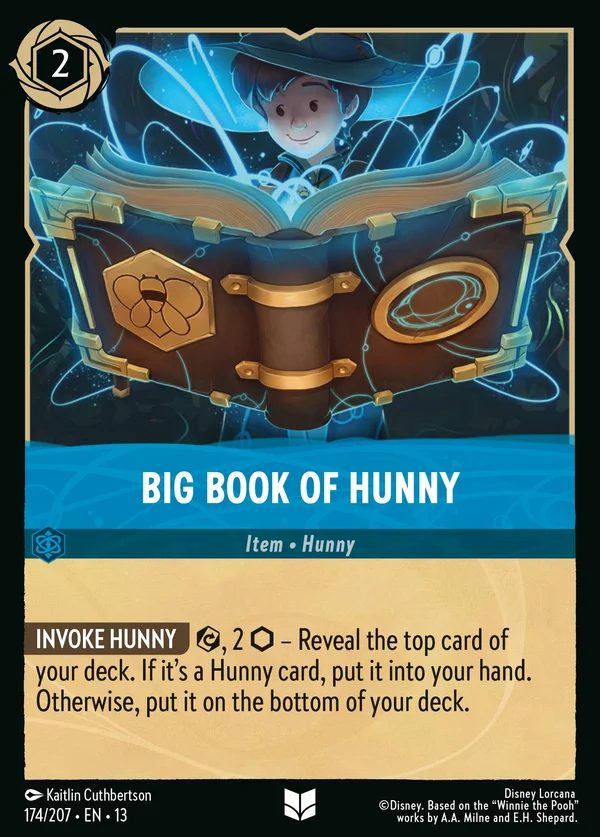 Big Book of Hunny — Disney Lorcana Item card from Attack of the Vine!