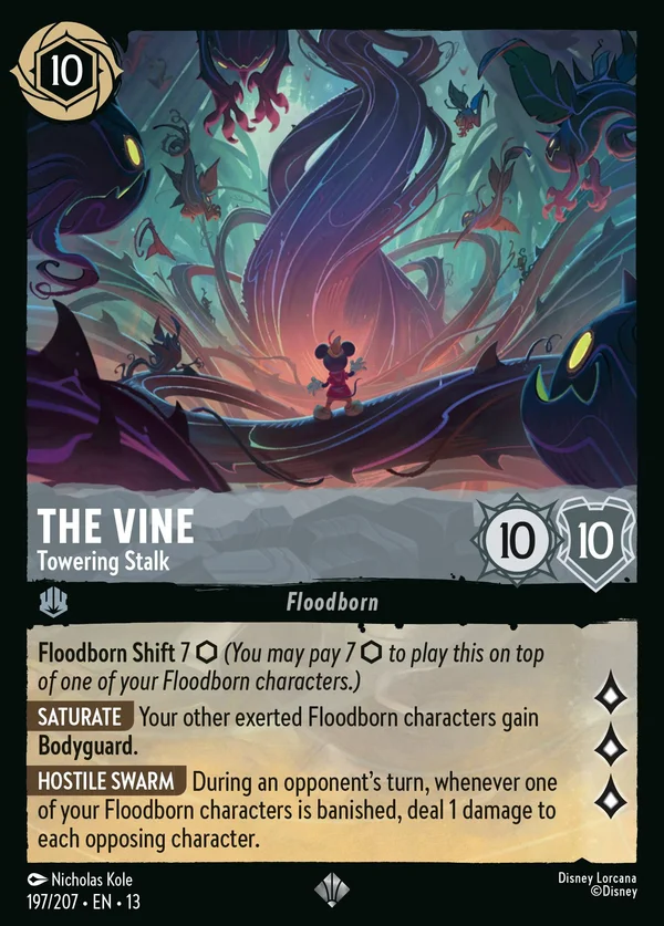 The Vine - Towering Stalk — Disney Lorcana Character card from Attack of the Vine!