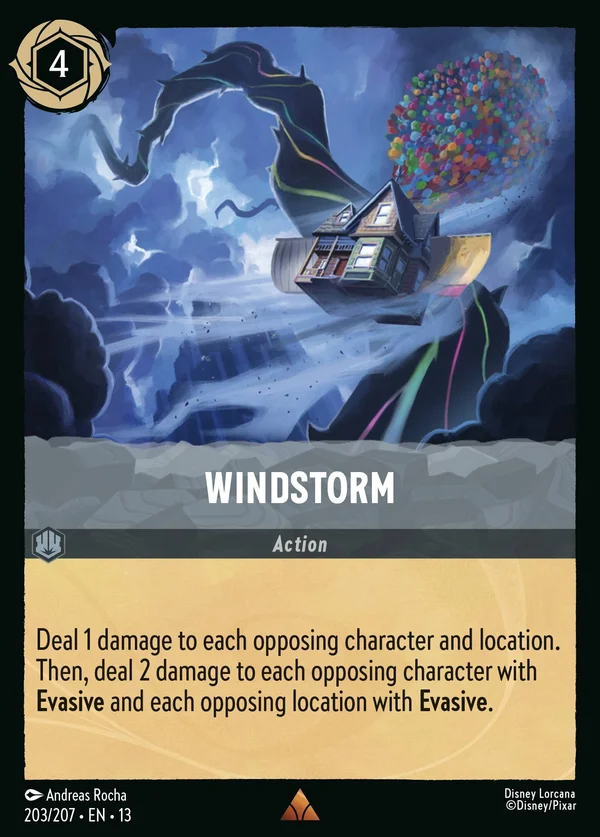 Windstorm — Disney Lorcana Action card from Attack of the Vine!