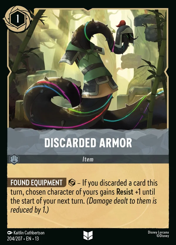 Discarded Armor — Disney Lorcana Item card from Attack of the Vine!
