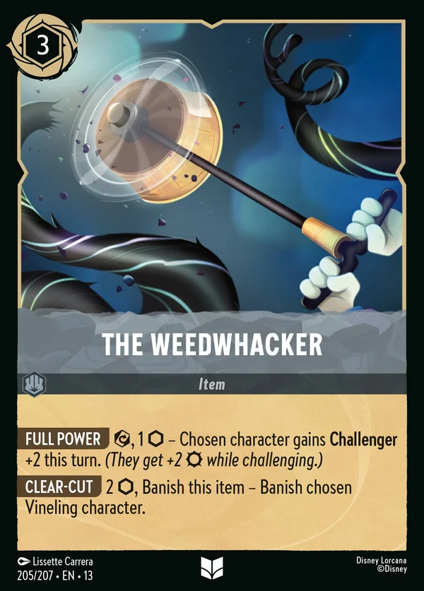 The Weedwhacker — Disney Lorcana Item card from Attack of the Vine!