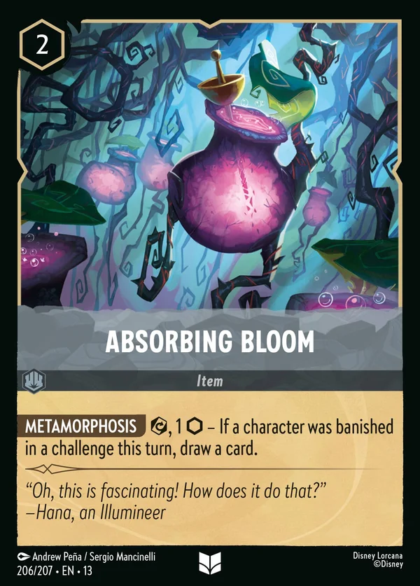 Absorbing Bloom — Disney Lorcana Item card from Attack of the Vine!