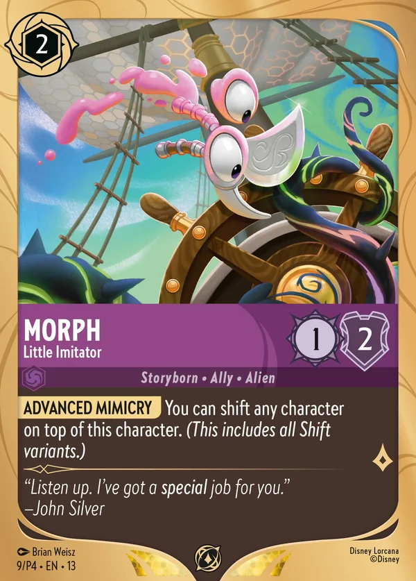 Morph - Little Imitator — Disney Lorcana Character card from Attack of the Vine!