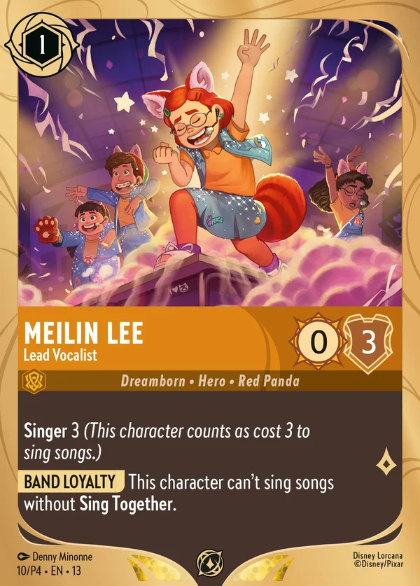 Meilin Lee - Lead Vocalist — Disney Lorcana Character card from Attack of the Vine!