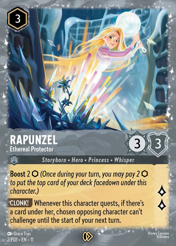 Rapunzel - Ethereal Protector — Disney Lorcana Character card from Winterspell