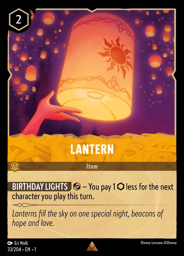 Lanterna — Disney Lorcana Oggetto card from The First Chapter