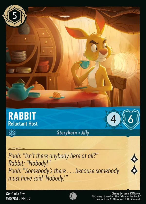 Tappo - Padrone di Casa Riluttante — Disney Lorcana Personaggio card from Rise of the Floodborn