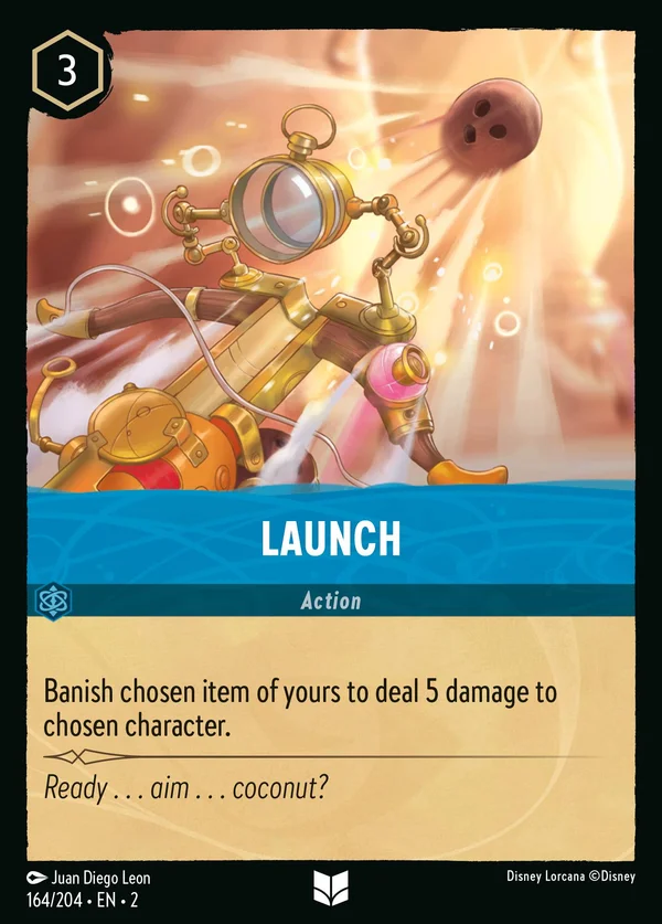 Launch — Disney Lorcana Action card from Rise of the Floodborn