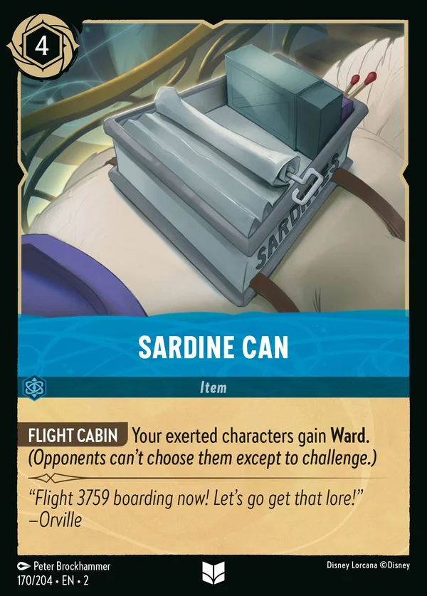 Sardine Can — Disney Lorcana Item card from Rise of the Floodborn