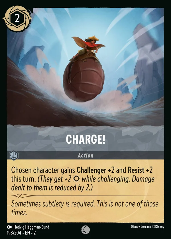 Carica! — Disney Lorcana Azione card from Rise of the Floodborn