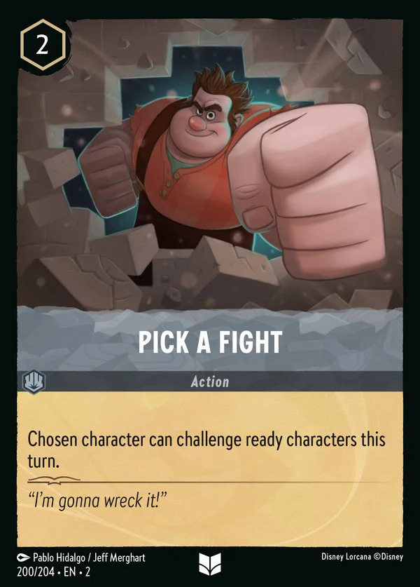 Attaccare Briga — Disney Lorcana Azione card from Rise of the Floodborn