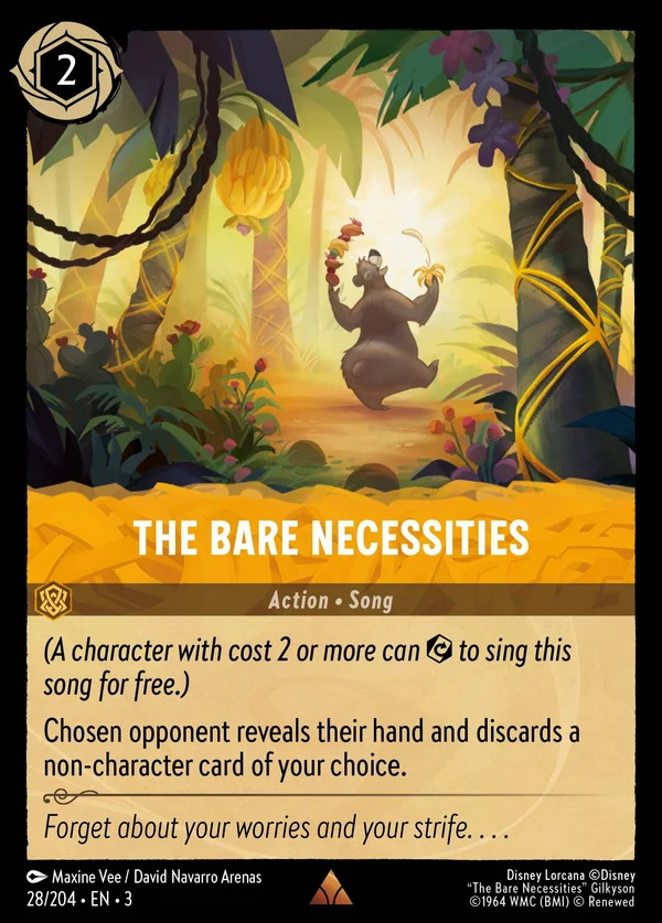 Lo Stretto Indispensabile — Disney Lorcana Azione card from Into the Inklands