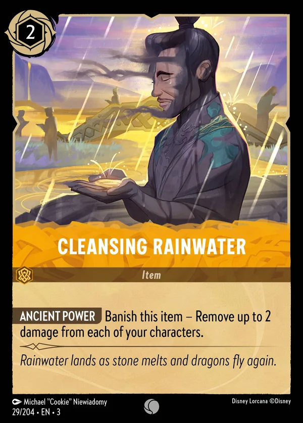 Pioggia Purificatrice — Disney Lorcana Oggetto card from Into the Inklands