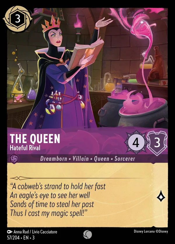 Regina - Rivale Rancorosa — Disney Lorcana Personaggio card from Into the Inklands