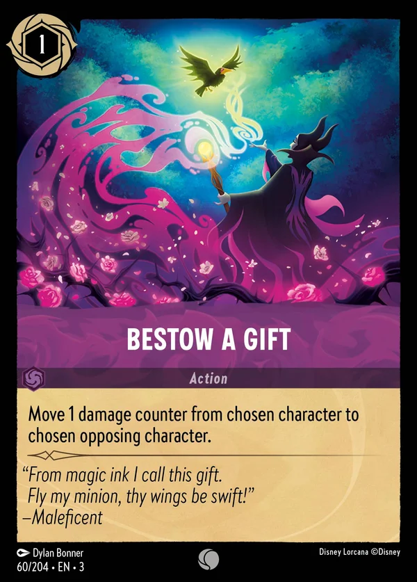 Porgere un Dono — Disney Lorcana Azione card from Into the Inklands