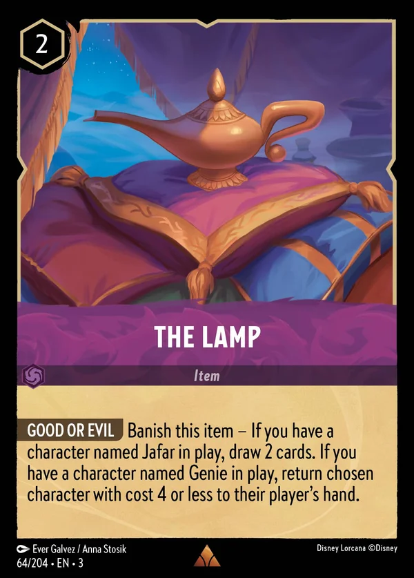 La Lampada — Disney Lorcana Oggetto card from Into the Inklands