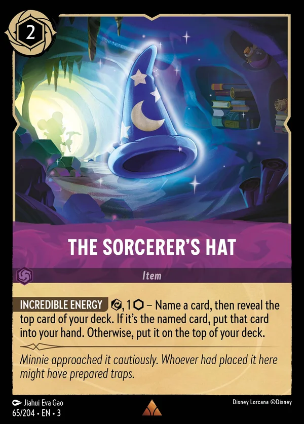 Cappello dello Stregone — Disney Lorcana Oggetto card from Into the Inklands