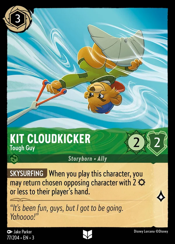 Kit Nuvoletta - Tipo Tosto — Disney Lorcana Personaggio card from Into the Inklands