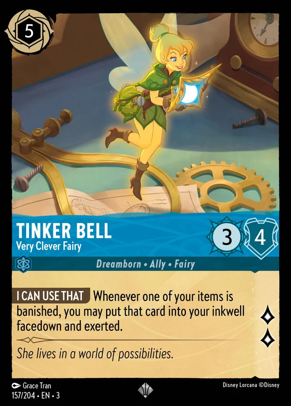 Trilli - Fata Molto in Gamba — Disney Lorcana Personaggio card from Into the Inklands