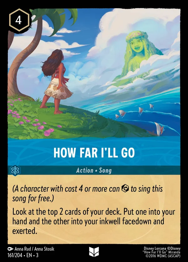 Dov'è Che Andrò — Disney Lorcana Azione card from Into the Inklands