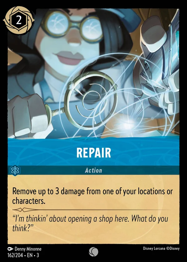 Riparare — Disney Lorcana Azione card from Into the Inklands