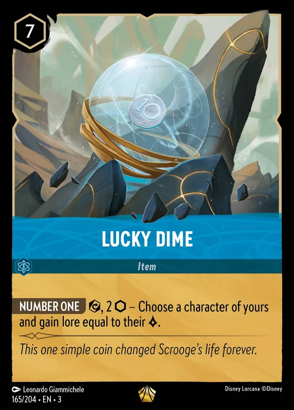 Numero Uno — Disney Lorcana Oggetto card from Into the Inklands