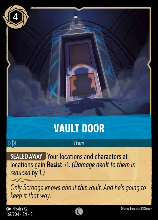 Porta Blindata — Disney Lorcana Oggetto card from Into the Inklands