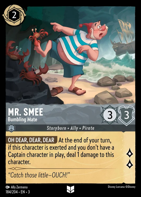 Spugna - Goffo Nostromo — Disney Lorcana Personaggio card from Into the Inklands