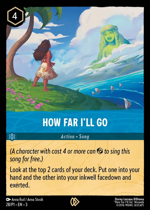 Dov'è Che Andrò — Disney Lorcana Azione card from Into the Inklands