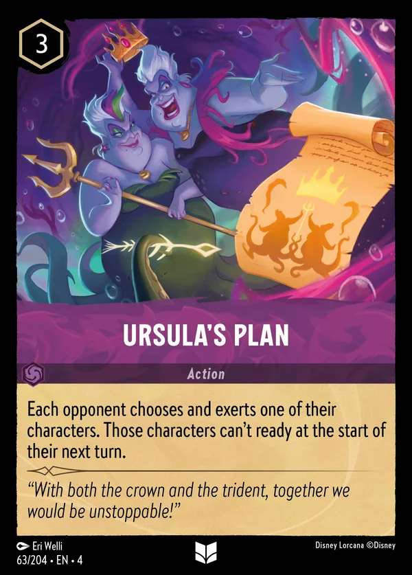 Il Piano di Ursula — Disney Lorcana Azione card from Ursula's Return