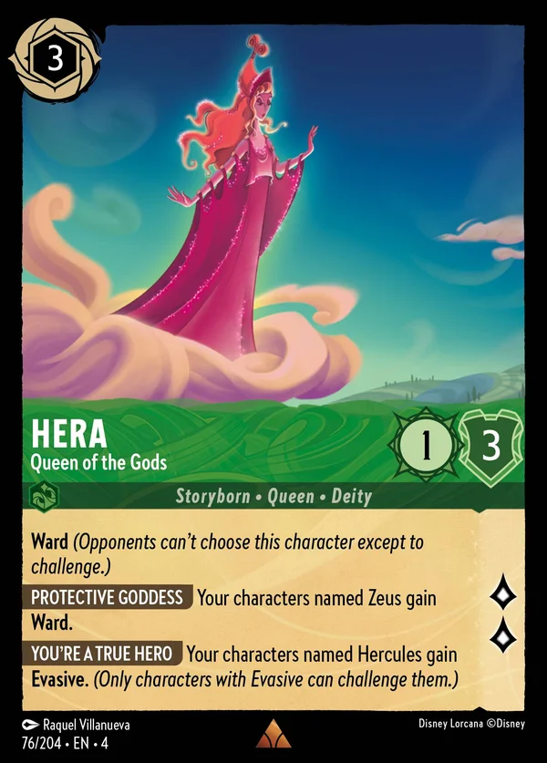 Era - Regina degli Dei — Disney Lorcana Personaggio card from Ursula's Return