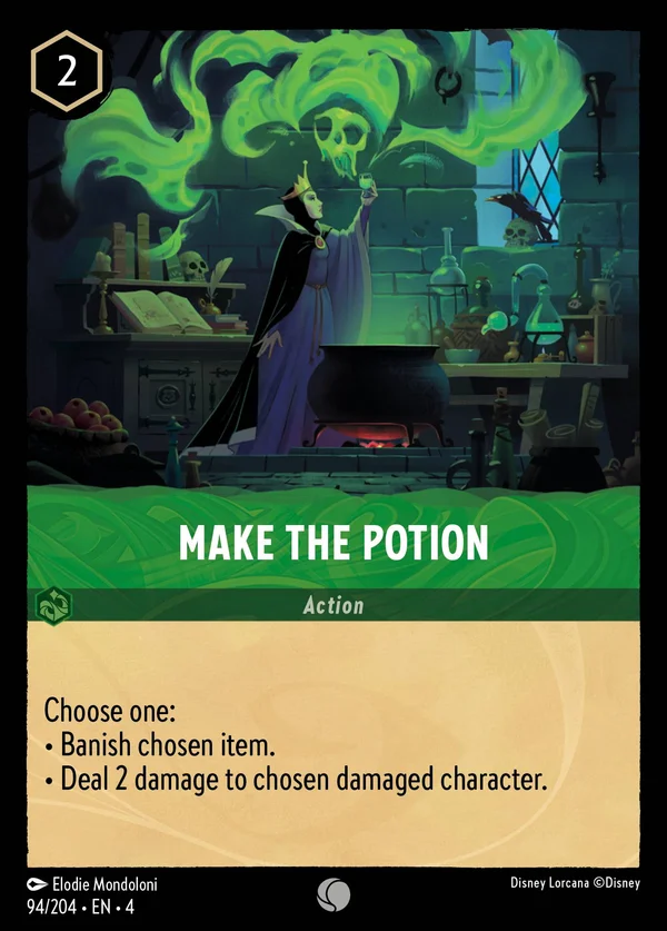 Fare la Pozione — Disney Lorcana Azione card from Ursula's Return