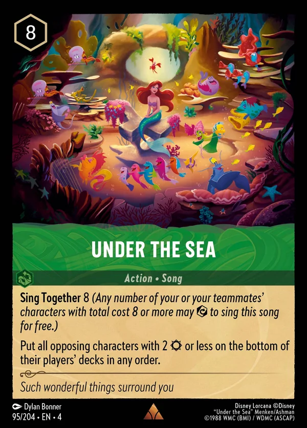 In Fondo al Mar — Disney Lorcana Azione card from Ursula's Return