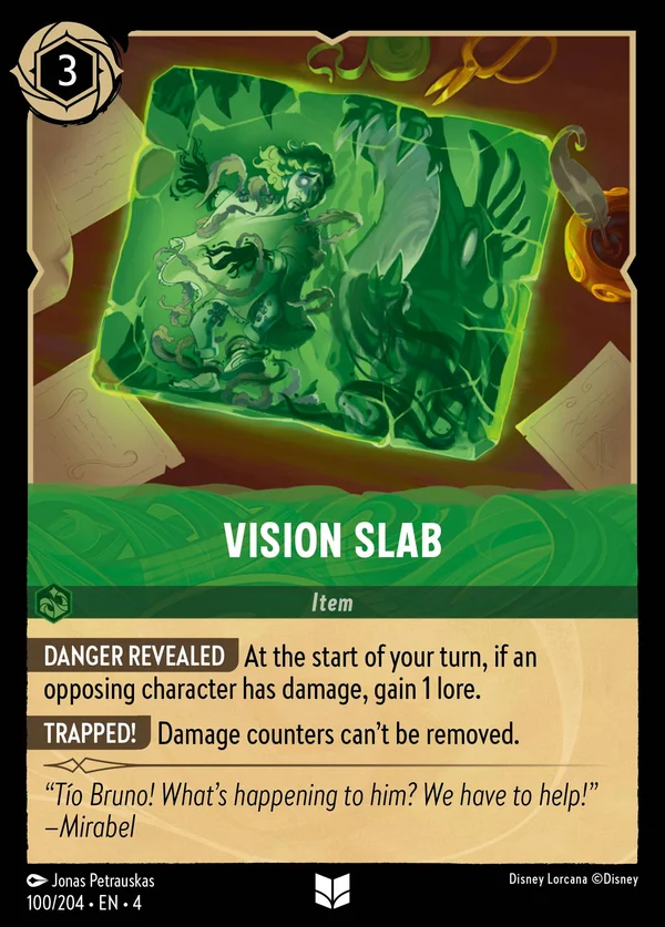 Tavoletta della Visione — Disney Lorcana Oggetto card from Ursula's Return